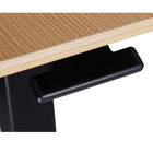 Rocelco MSD-28 Bureau d'école mobile debout, naturel / noir-Bureau attrayant en similibois de 28 po de largeur x 20 po de profondeur avec une capacité de charge de 20 lb