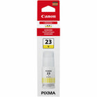 Canon - Bouteille d'encre jaune GI-23 pour imprimante PIXMA G620-Jaune