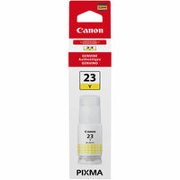 Canon - Bouteille d'encre jaune GI-23 pour imprimante PIXMA G620-Jaune