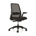 Offices to Go - TL Fauteuil à basculement synchronisé à dossier haut avec capteur de poids - noir-Conçus et fabriqués au Canada, ces sièges de travail ergonomiques sont dotés d’un dossier haut profilé pour un soutien optimal et d’une assise en mousse moulée pour plus de confort et une apparence soignée