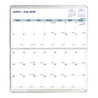 Blueline - Agenda Mensuel De Poche - 6 1/2 po H x 3 1/2 po l - Motif Animaux - Bilingue-Reliure piqûre à cheval