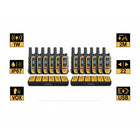 Dewalt - Radios Heavy Duty 12 DXFRS300 avec 2 chargeurs à 6 ports-Norme IP67 étanche à la poussière et à l'eau.