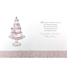 Rosedale Gold - Cartes de souhaits Mariage avec enveloppes – 5-1/2 po x 8 po – Meilleurs vœux – paquet de 6-Imprimées sur un papier de qualité non couché