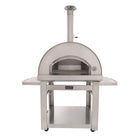 Kucht - Four à pizza extérieur au bois Venice - Acier inoxydable-Porte et extérieur en acier inoxydable