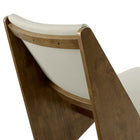 Modway - Rylina Cuir végane Chaises d’accent - Pierre de chêne altérée - Ensemble de 2-9