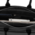 Bugatti - Maletlette de la collection Wellington pour ordinateur portable jusqu’à 15,6 po - Noir-Bandoulière réglable et amovible