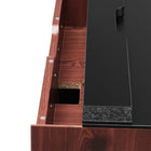 Modway - Kinetic Support mural de 38" Bureau - Black Cherry-8