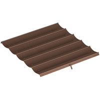 Outsunny - Toile de rechange rétractable pour pergola 8,2 pi L x 8,4 pi l pour cadre 10 pi L x 10 pi l (seulement la couverture supérieure), café-Convient UNIQUEMENT à la pergola Outsunny 9,8 po x 9,8 po (3 x 3 m) (SKU : 84C-054BK, 84C-054BN)