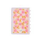 The Happy Planner - Planificateur daté format mini 2026–2027 à reliure à disques - 7-1/2 po x 6-11/16 po - Floraison ensoleillée-Dimensions : 7-1/2" x 6-11/16"