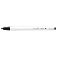 Zebra - ClickArt Retractable Marker Pen - Noir-Parfait pour la journalisation, le codage couleur, le dessin et l’écriture quotidienne