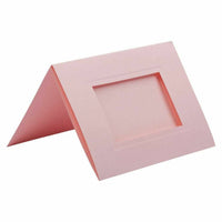 JAM Paper - Cartes photo A7 - 5 po x 7 po, rose pâle, paquet de 12-Couleur : cartes photo rose pâle/rose tendre avec ouverture.