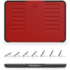 Zugu - Étui Alpha pour iPad Air 10,9 po (2020/2022) ou iPad Air 11 po (2024) - Rouge-Compatible avec A2316, A2324, A2072 10.9 po iPad Air A2228, A2231, A2068, A2230, A2301, A2459, A2460, A2377 iPad Pro 11 po, A2902, A2903, A2904 iPad Air 11 po (M2)