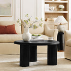 Modway - Mavina Manche Bois de manguier Table basse - Noir-Conception à 3 jambes