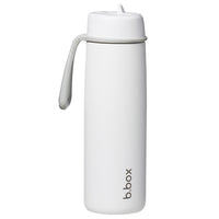 b.box - Bouteille isotherme à couvercle rabattable - 690 ml - Blanc-L'isolation triple couche maintient les boissons fraîches jusqu'à 44 heures