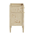 Modway - Elysian 24" Armoire de toilette de salle de bain (lavabo non inclus) - Bourgogne-Bassin d’évier et installations non inclus