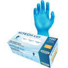 Ronco - Gants d’examen Nitech, Bleu, X-Grand, Paquet de 100-Bleu