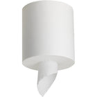 Globe Commercial - Serviettes à dévidage central CP500 - Blanc - 500 feuilles/paquet - Paquet de 6-Perforé pour plus de résistance