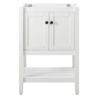 Modway - Prestige Armoire de toilette de salle de bain (lavabo non inclus) - Blanc-Armoire de toilette moderne pour salle de bain