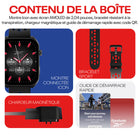 Reebok - Montre Sport Connectée Icon - 45.35 mm - Noir Absolu-Analyse avancée du sommeil pour mieux comprendre vos nuits et optimiser vos journées