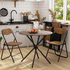 FurnitureR Table Console - Marron-Facile à entretenir, il suffit de l'essuyer avec un chiffon propre et humide