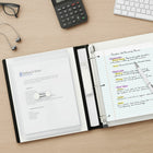 Staples – Reliure Better Binder, 1 po, blanc-Les anneaux en D se ferment solidement, permettant aux pages de se tourner facilement