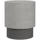 HOMCOM - Table d’appoint finition béton - gris-Notre produit présente un effet béton imité pour une esthétique élégante et organique 