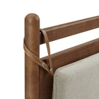 Modway - Leni King Size Bois Cadre de lit à plateforme jumelée - Noyer-8