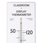 Ressources d'apprentissage Thermomètre de classe géant-Aide les enfants à se familiariser avec les échelles Fahrenheit et Celsius