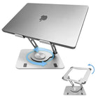 Uncaged Ergonomics - RISE Support pivotant pour ordinateur portable Support de bureau réglable - Argent-Tenez l'ordinateur portable dans une position confortable