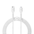 LOGiiX - Vibrance Braid 1,2M USB-C vers Lightning - Blanc-Câble USB-C vers Lightning de 1,2 m (*3,94 pi) pour charger et synchroniser les appareils Lightning.