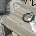 HOMCOM - Table basse style ferme avec tiroir et étagère de rangement pour salon - gris-Couleur : Gris