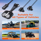 Vantrue - Caméra embarquée double F1 4K pour moto avec carte SD 64 Go-Données gps consultables via application vantrue ou lecteur gps vantrue et exportables en fichier pdf