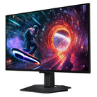 Samsung - Moniteur Gaming Odyssey G5 27 po OLED QHD - Noir - G50SF-Visez les sommets à une vitesse ultime. Le temps de réponse de 0,03 ms (GtG) capture les mouvements en temps réel, tandis que le taux de rafraîchissement de 180 Hz minimise la latence, vous permettant de réagir instantanément à une action ultra-fluide au cœur d'un gameplay exaltant