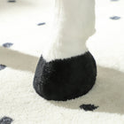Qaba - Standing Ride-On horse with neighing sound, soft padding - brown-Rembourrage en coton PP pour plus de confort