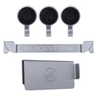 Blackstone - Ensemble combiné trappe à graisse et porte-outil-Comprend un déflecteur de graisse (qté : 1), un porte-outils (qté : 1) et des crochets magnétiques pour tablette latérale (qté : 3)