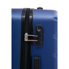 Swiss Traveller - Paddrix Hardshell 3 pièces ensemble de bagages, jantes tournantes à 360 degrés - Bleu saphir-24 » Dimensions moyennes vérifiées - Intérieur : 24 » de largeur x 17 » de largeur x 9,6 » de h, extérieur : 26,7 » de largeur x 17,7 » de largeur x 10,2 » de haut, poids : 7,27 lbs