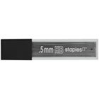 Staples - Mines de rechange pour portemine - 0,5 mm - HB - Paquet de 90-90 mines, 30 mines par tube, 3 tubes par paquet