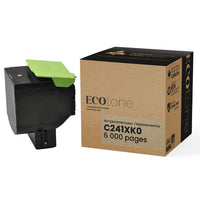 Ecotone - Lexmark C241XK0 Toner remanufacturé - Noir 6K-Couleur: Noir
