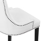 Modway - Marquis Tissu Chaise à manger - Blanc-8