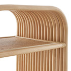 Modway - Eve Rotin naturel courbé Table d’appoint - Naturel-8