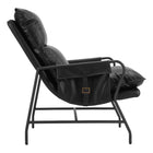 Zuo - Halaus Fauteuil d’appoint - Noir-Dimensions: 36,2 po L x 26,6 po L x 37,8 po H
