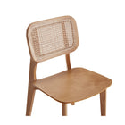 Manhattan Comfort - Chaise de salle à manger Versailles 18,5 po style industriel chic - Nature - Lot de 4-10