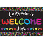 Ashley Productions - Smart Poly Tapis de souris pour ordinateur - 8" x 10" - Tout le monde est le bienvenu ici - Cœurs - Paquet de 10-Dites bonjour à un regain de motivation à chaque fois que vous cliquez et faites défiler.