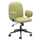 Zuo - Lionel Chaise de bureau - Vert olive-Fonction basculante offrant confort ergonomique et flexibilité accrue