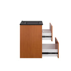 Modway - Scenic Fixation murale de 18" Vanette de salle de bain - Cerise noire-Matchs non inclus