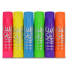 Pencil Grip - Kwik Stix Bâtonnets de peinture à la trempe solide, couleurs néon, 6 par paquet, 6 paquets-Pas de tasses, de blouses ou de brosses