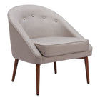 Zuo - Carter Fauteuil d’appoint - Gris-Assemblage requis