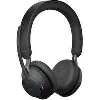 Jabra - Casque stéréo sans fil Bluetooth/USB-A Evolve2 - Teams-Connectez deux appareils compatibles Bluetooth en même temps, incluant l’appareil mobile et l’ordinateur.