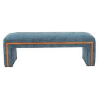 Zuo - Scatola Banc - Bleu-Tissu style shearling doux, texturé et chaleureux