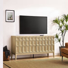 Modway - Samos 62" Buffet - Hickory-4 Portes poussables pour ouvrir
